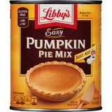 Libby's Easy Pumpkin Pie Mix, Canned Pumpkin Pie Filling, Baking One 9-inch Pumpkin Pie, 30 oz