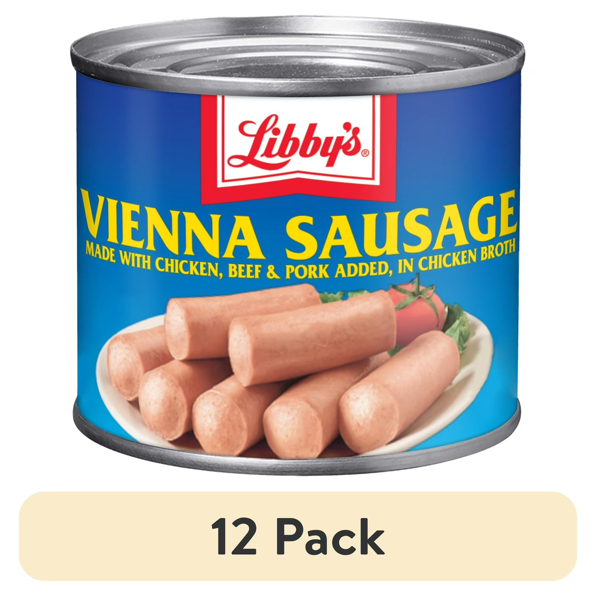 Libby's Vienna Sausage in Chicken Broth, 10g Protein Per Serving, Canned Sausage, 4.6 oz.Can