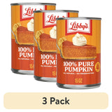 Libby's 100% Pure Pumpkin Puree, All Natural Gluten Free Canned Pumpkin for Baking Pumpkin Pie Dessert, 15 oz Can