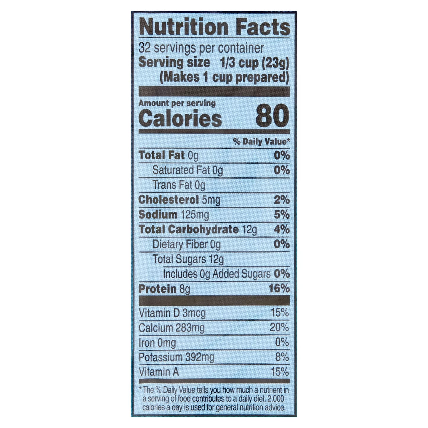 Great Value Instant Nonfat Dry Milk, 25.6 oz Bag