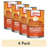 Libby's 100% Pure Pumpkin Puree, All Natural Gluten Free Canned Pumpkin for Baking Pumpkin Pie Dessert, 15 oz Can