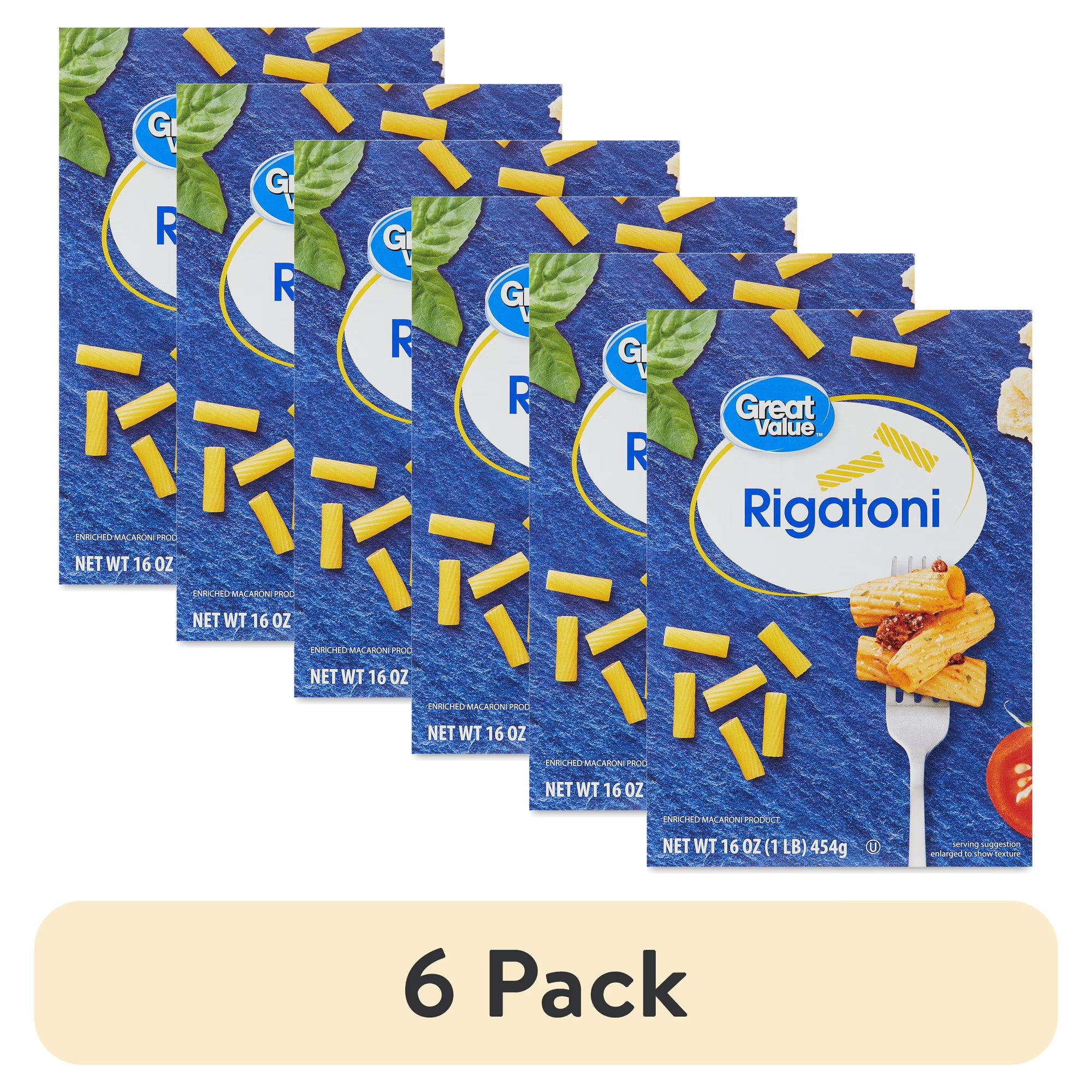 Great Value Rigatoni, 16 oz