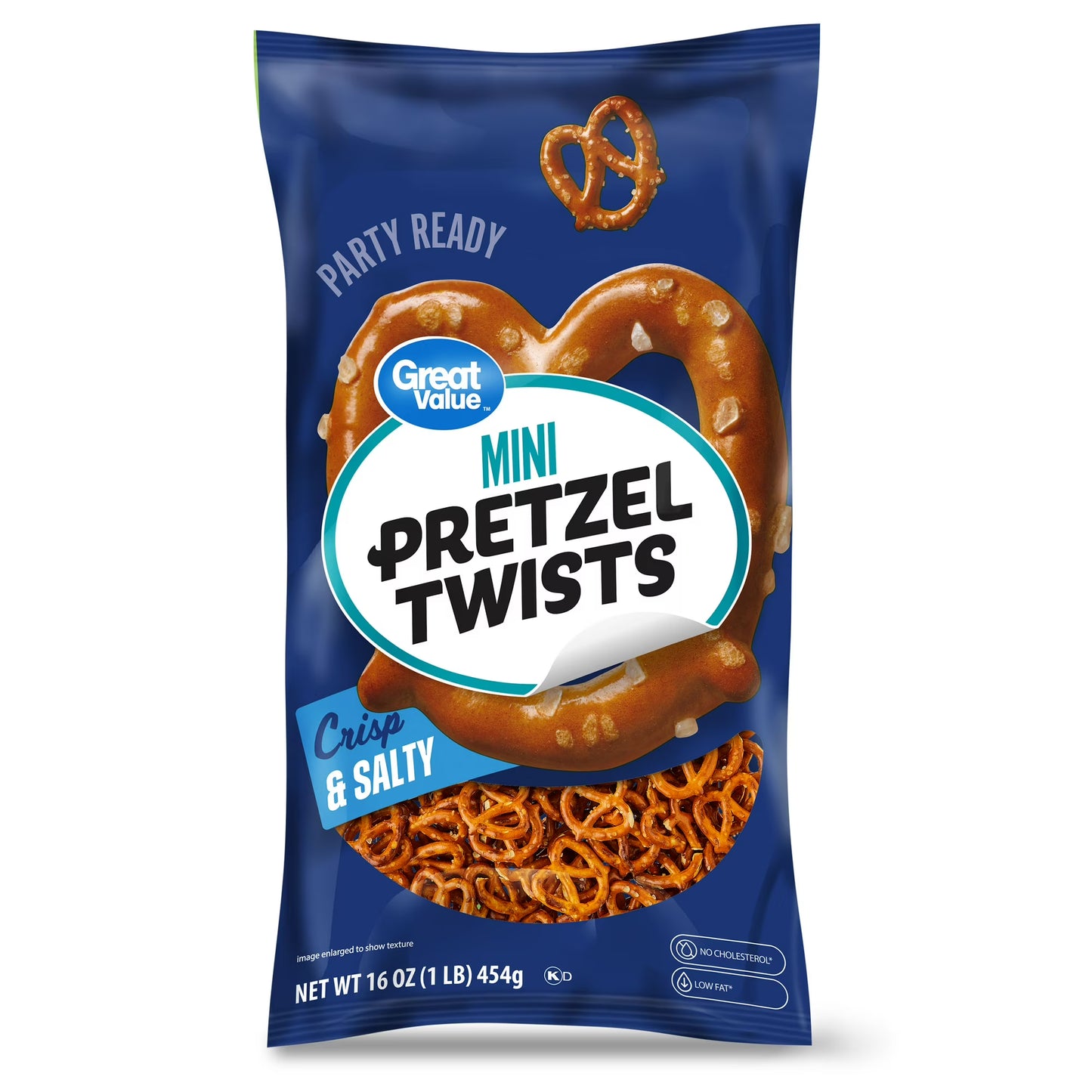 Great Value Crisp and Salty Mini Pretzel Twists, 16 oz