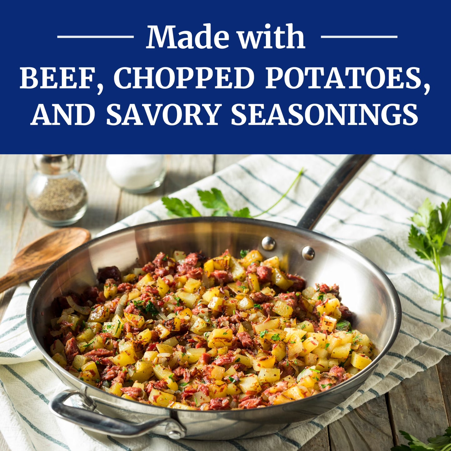 Libby's Corned Beef Hash, 37g Protein Per Serving, Canned Food, 15 oz