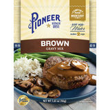 Pioneer Brown Gravy Mix, 1.61 oz – Makes 2 Cups of Rich, Savory Gravy – Just Add Water for a Quick, Delicious Meal Addition