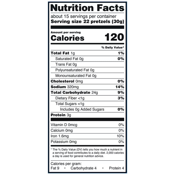 Great Value Crisp and Salty Mini Pretzel Twists, 16 oz